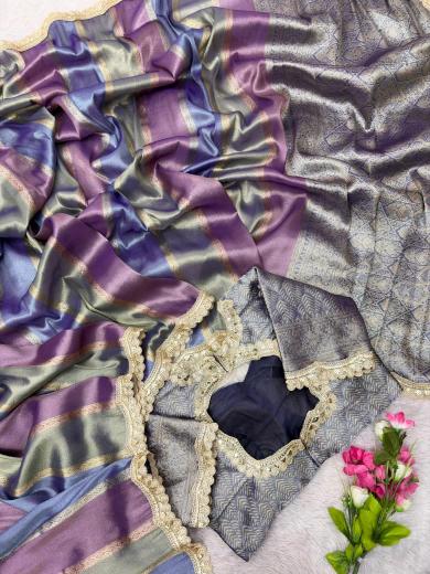 Akshara banarasi multi tissue silk saree market